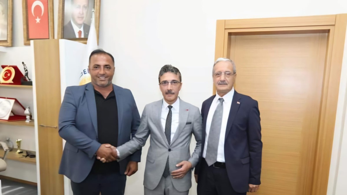 Akgün Çelik Prefabrik Yapı, Hasan Akgün'den yeni Başkan Şenol Dinç ve Selçuk Kurt'a ziyaret