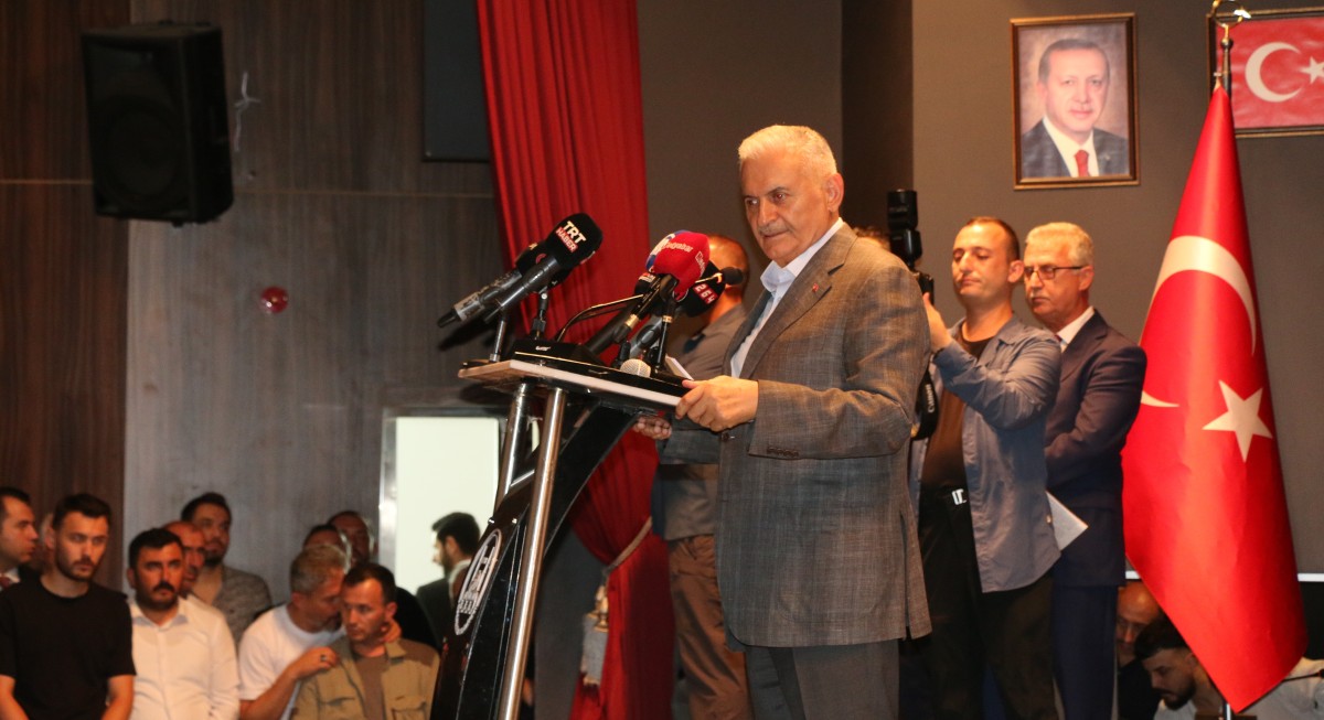 Dönemin Başbakanı Binali Yıldırım, Sakarya'da 