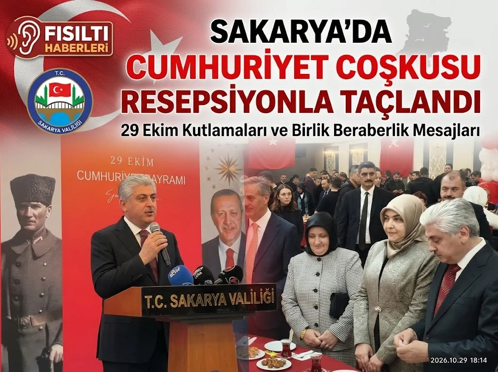 Sakarya’da 29 Ekim Coşkusu Muhteşem Resepsiyonla Taçlandı!