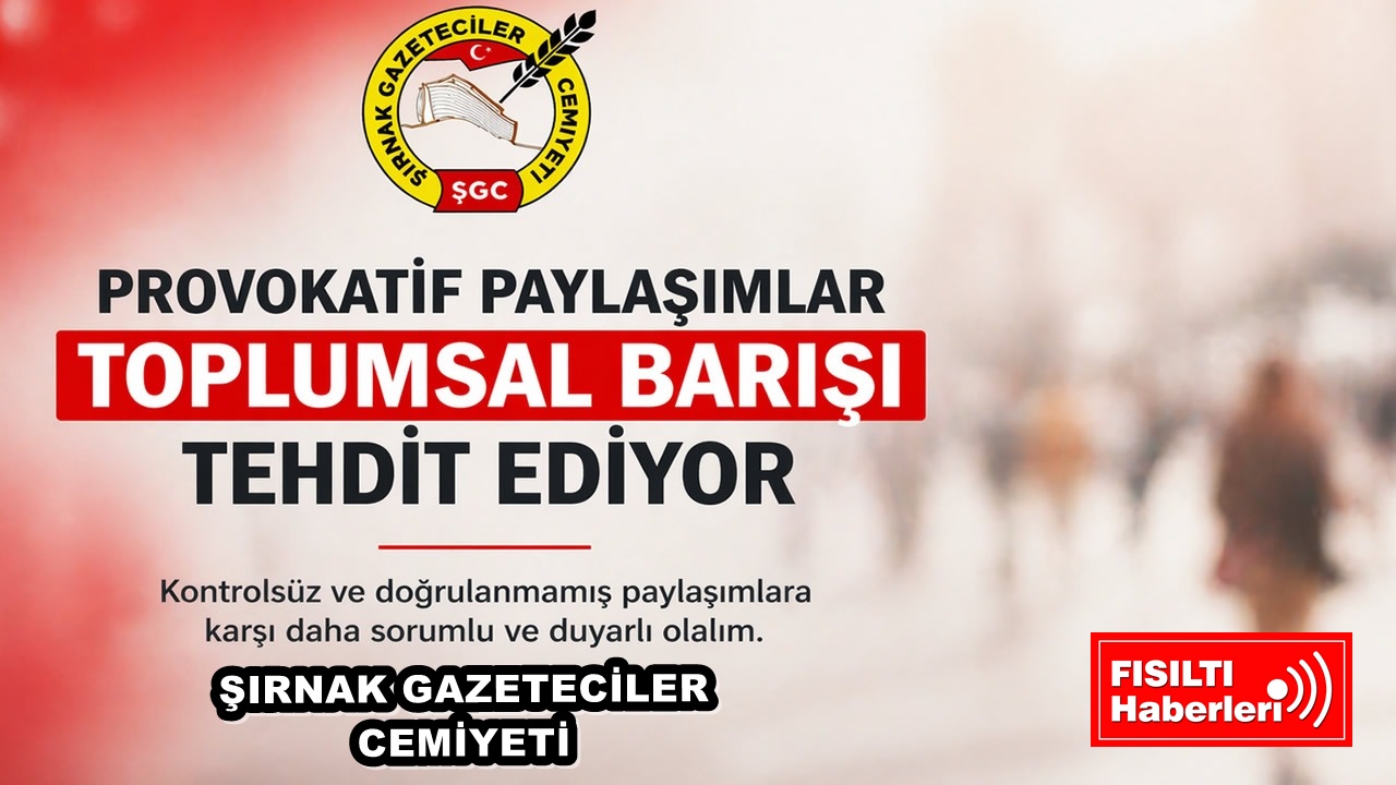 ŞGC BAŞKANI HALİL AZİZOĞLU’NDAN SERT UYARI: 