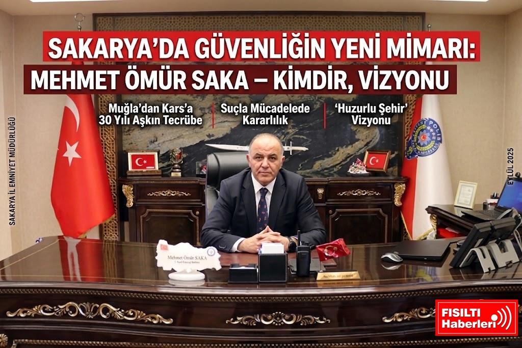 SAKARYA’DA GÜVENLİĞİN YENİ MİMARI: SAKARYA İL EMNİYET MÜDÜRÜ MEHMET ÖMÜR SAKA KİMDİR ?