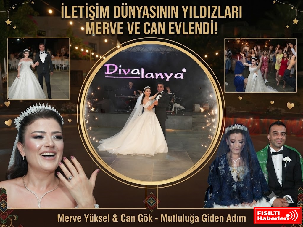 İLETİŞİM DÜNYASININ İKİ YILDIZI HAYATLARINI BİRLEŞTİRDİ: MERVE YÜKSEL VE CAN GÖK EVLENDİ!