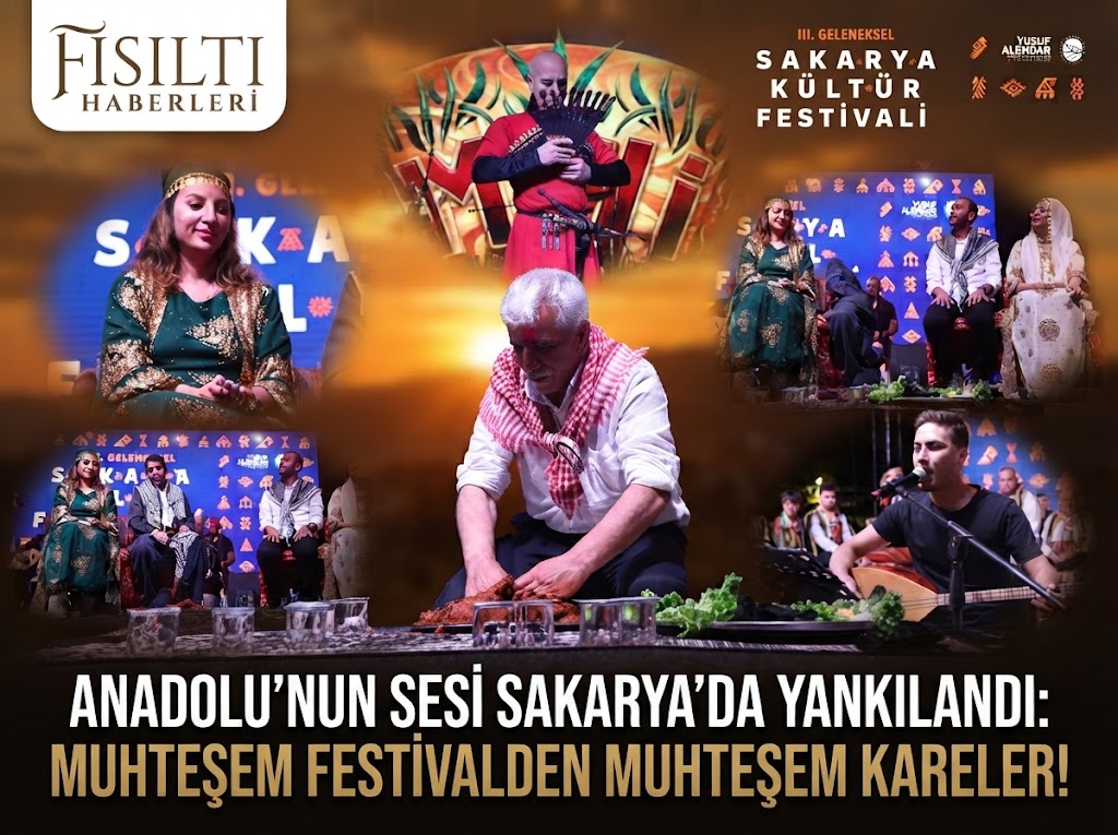 MİLLET BAHÇESİ’NDE ANADOLU RÜZGÂRI: 3. GELENEKSEL SAKARYA KÜLTÜR FESTİVALİ’NDE 3 GÜNLÜK GÖRSEL ŞÖLEN!