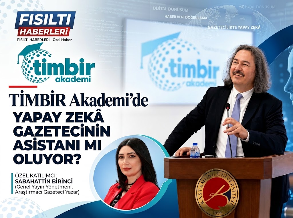 TİMBİR AKADEMİ’DEN GELECEĞİN GAZETECİLİĞİNE DEV ADIM: YAPAY ZEKÂ VE MEDYA İLİŞKİSİ MASAYA YATIRILDI!