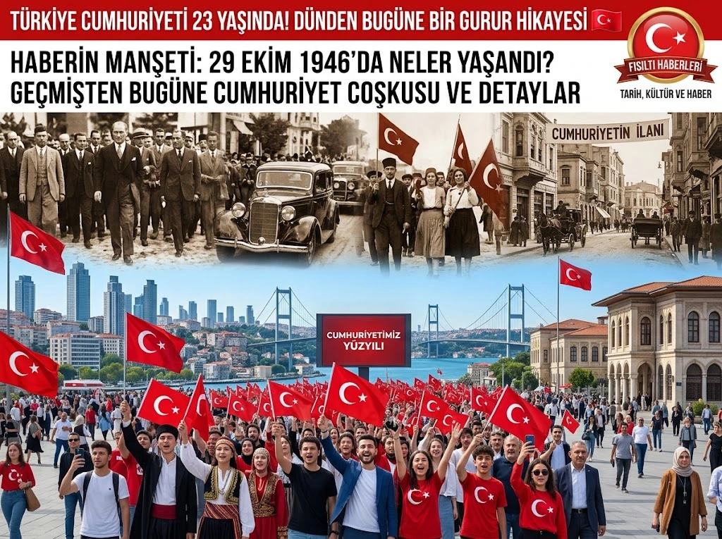 TÜRKİYE CUMHURİYETİ 23 YAŞINDA! 29 EKİM 1946’DA NELER YAŞANDI?
