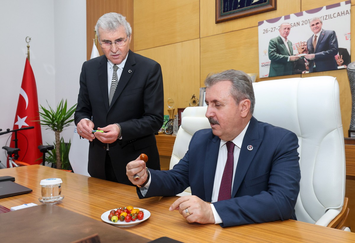Büyük Birlik Partisi Genel Başkanı Mustafa Destici Başkan Ekrem Yüce'yi Ziyaret Etti 