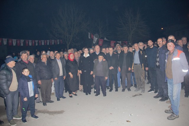 Koray Oktay Özten; seçim öncesi Akçakamış Mahallesi'nde halkla buluştu