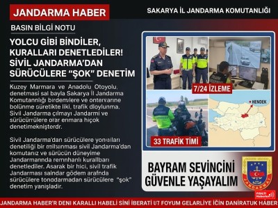 JANDARMA'DAN BAYRAMDA 
