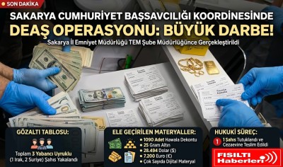 SAKARYA’DA DEAŞ’IN FİNANS AĞINA DARBE: HAWALACILAR YAKALANDI!