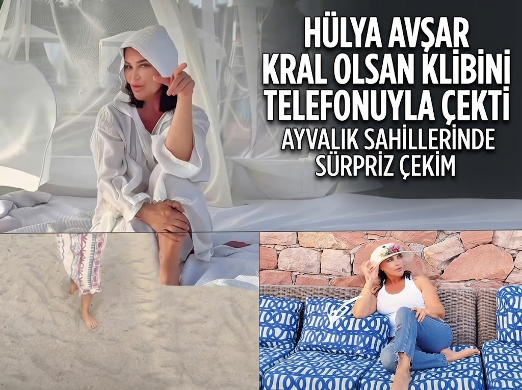 Hülya Avşar’dan Büyük Yenilik: Klip Çekiminde Akıllı Telefon Dönemi!