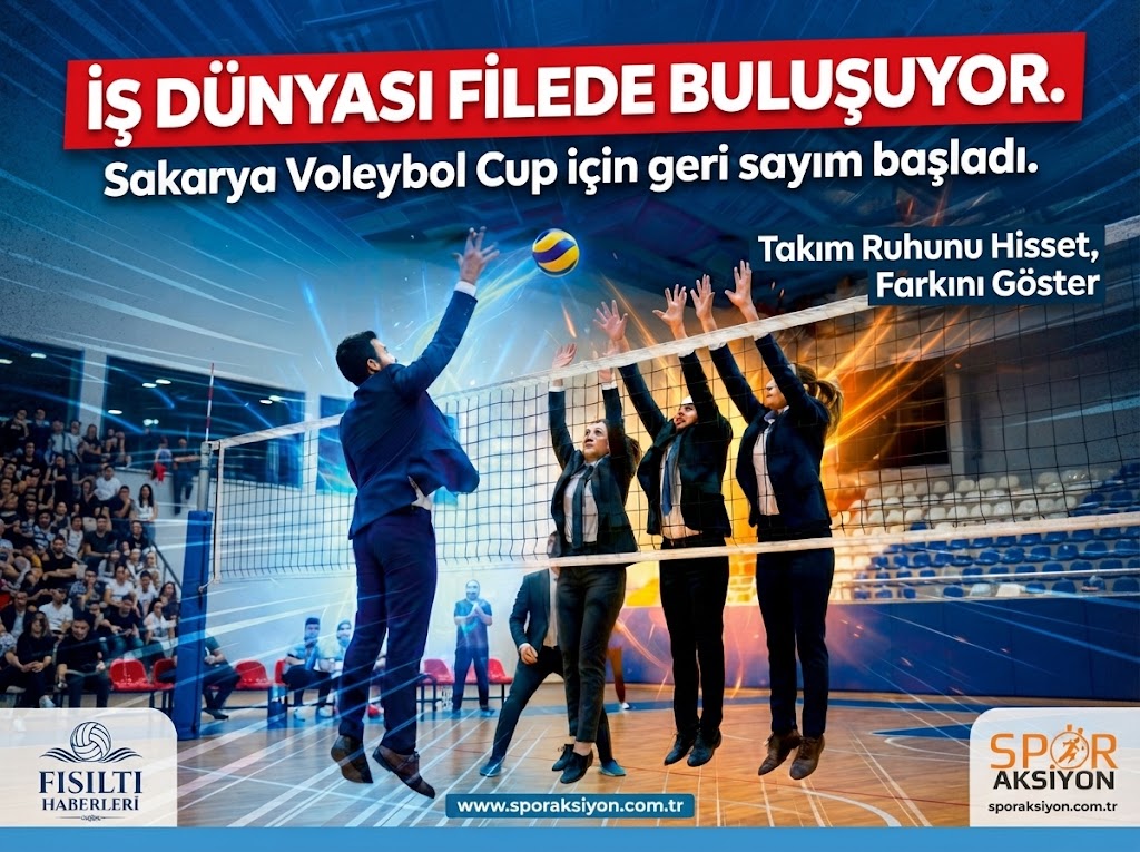 Sakarya Voleybol Cup Başlıyor: İş Dünyası Filede Buluşuyor!