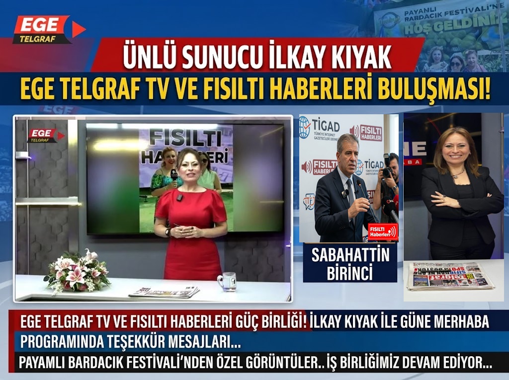 Ünlü Sunucu İlkay Kıyak’tan Fısıltı Haberleri’ne Canlı Yayında Büyük Övgü ve Teşekkür!