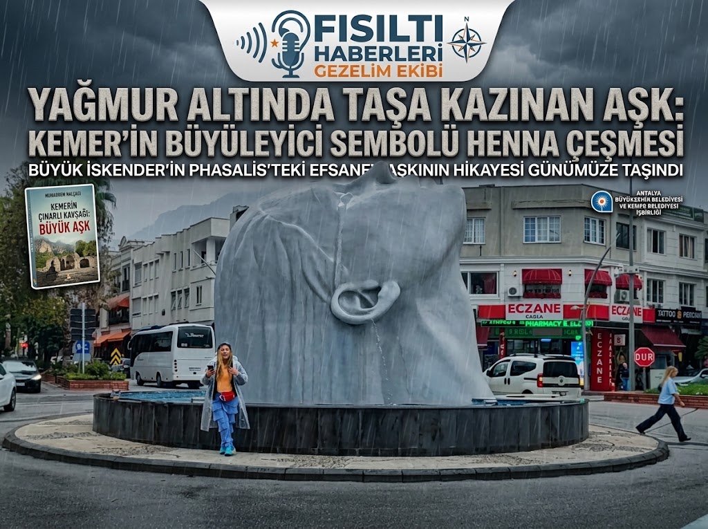 YAĞMUR ALTINDA TAŞA KAZINAN AŞK: KEMER’İN BÜYÜLEYİCİ SEMBOLLERİNDEN HENNA ÇEŞMESİ